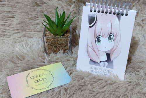 Bloco 100 Fls 8x11 Anime - Spyxfamily - Anya 1