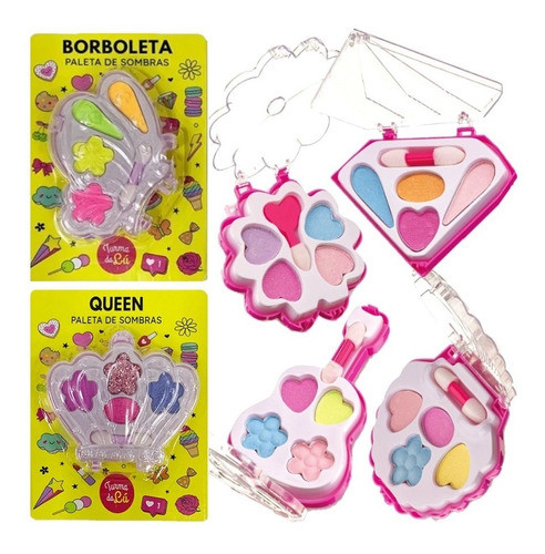 40 Kit De Maquiagem Infantil Atacado Disco Teen Lembrancinha 0