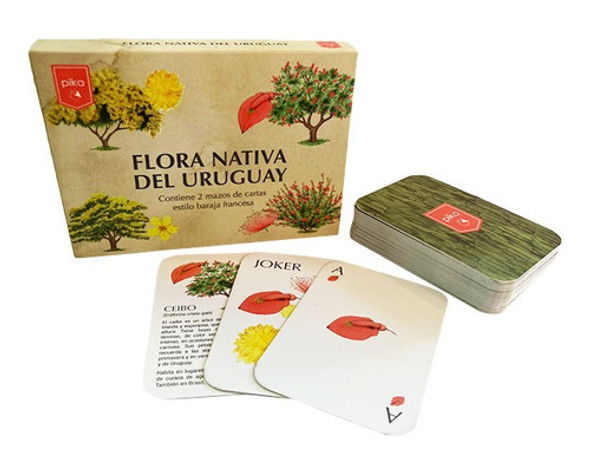 Juego Cartas | Flora Nativa Del Uruguay | Pika 0 Juego Cartas | Flora Nativa Del Uruguay | Pika 0