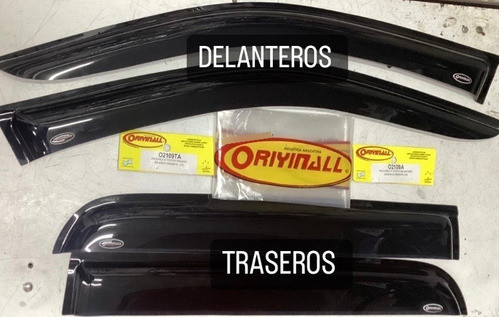 Deflectores De Ventanilla Adhesivos Toyota Hilux X4 (05/15) 1