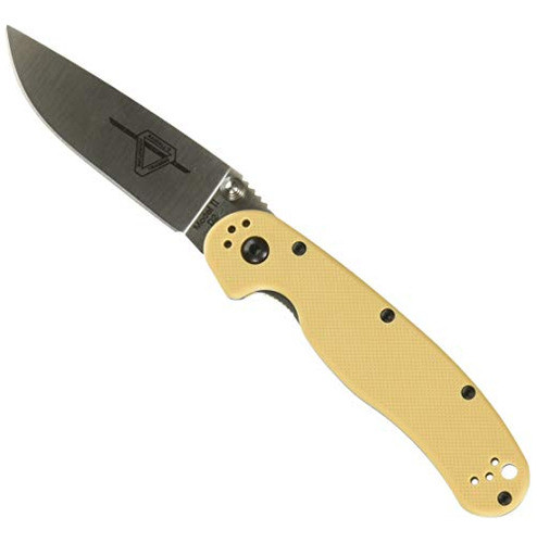 Ontario On8828dtbrk Rata Ii Linerlock D2 Cuchillo Desert Tan 0