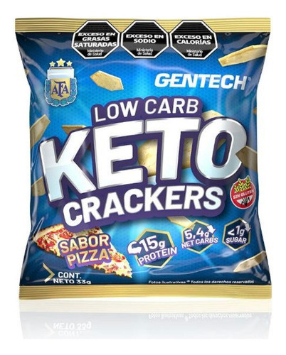 Snacks Low Carb Gentech - Low Carb Keto Crackers Prote 0