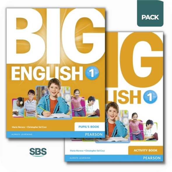 Big English 1 - Student's Book + Workbook Pack - (br) 2 Libr 0