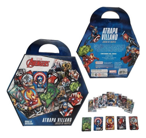 Juego De Naipes Atrapa Villano Super Heroes Ploppy 808277 0