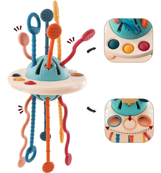 ~? Pamexin Montessori Toys For 18m+, Food Grade Silicone Pul 0