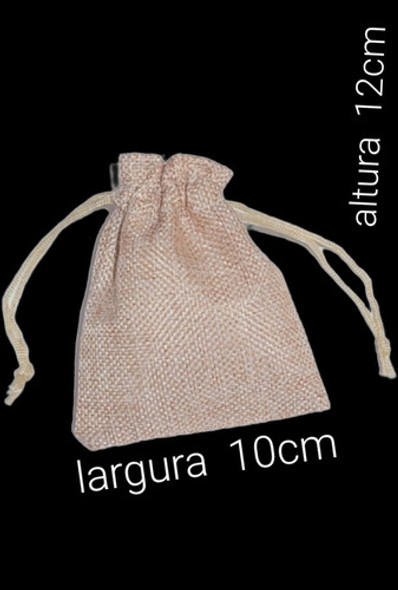 Saquinho De Juta 10x12 Para Joias 10 Peças 1