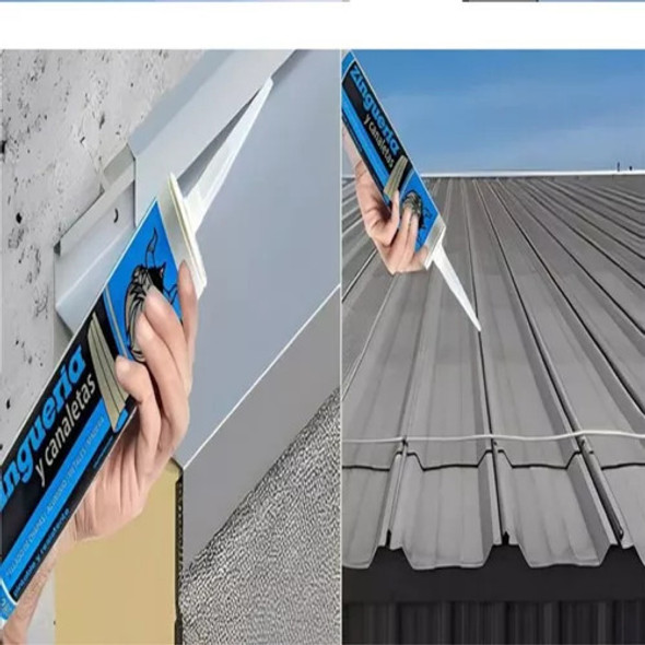 Sellador Canaletas Zingueria Aluminio Cartucho 280cc 1