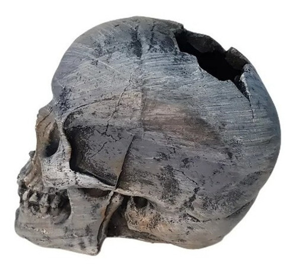 Decoração Ou Ornamento Para Aquário Cabeça De Caveira 1 Decoração Ou Ornamento Para Aquário Cabeça De Caveira 1