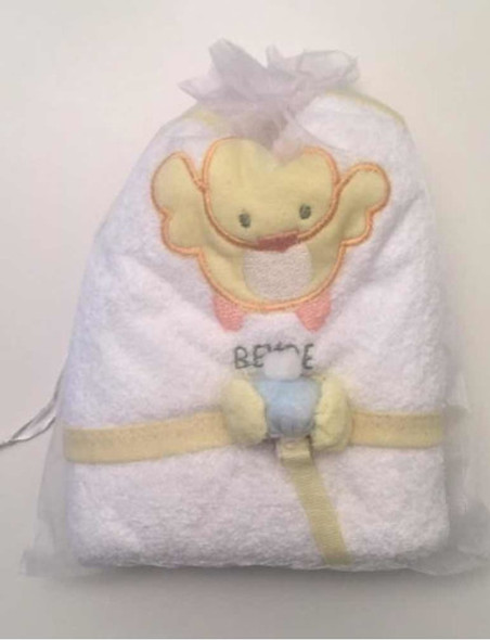 Toallon Para Bebés Con Capucha Y Portachupetes 1 Toallon Para Bebés Con Capucha Y Portachupetes 1