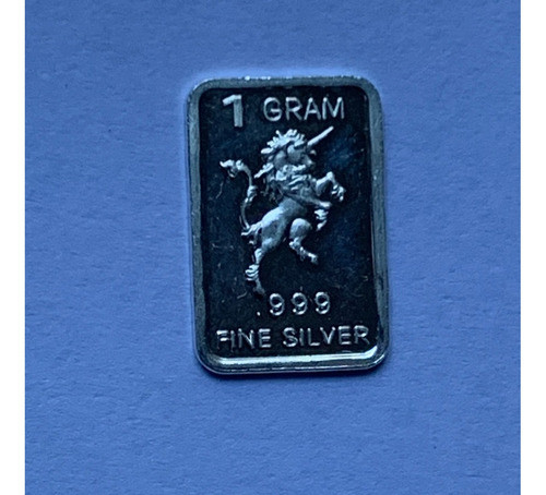 Robmar-moneda N°80-1g. Plata,999+estuche En 3d-un Caballo 1