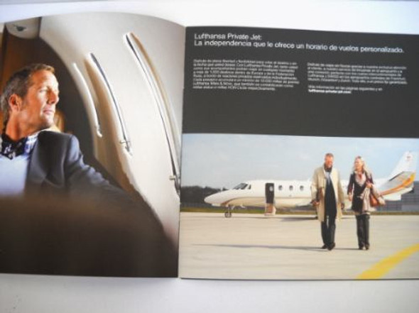 Lufthansa Private Jet Libro Catalogo Folleto 10 Paginas 1