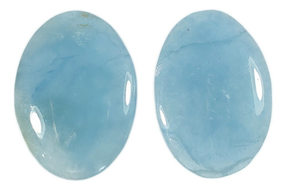 Onix Cielo Cabujon Lote X 2 Unidades Art 509 0