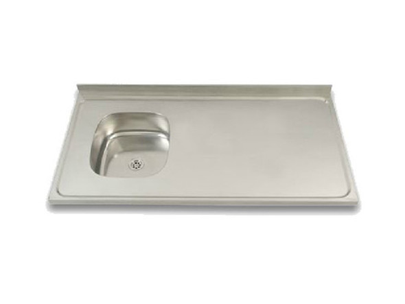 Mesada Cocina Ariel 100x62 C/pileta Simple Acero Inoxidable 0 Mesada Cocina Ariel 100x62 C/pileta Simple Acero Inoxidable 0