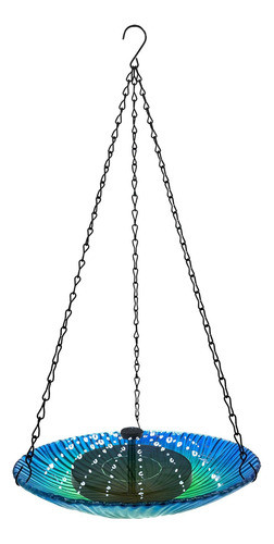 Fuente De Baño Solar Colgante Para Pájaros Super Eficiente 0