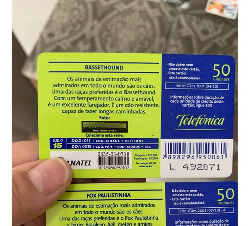 Coleção De 500 Cartões Telefônicos Sem Repetidos 1