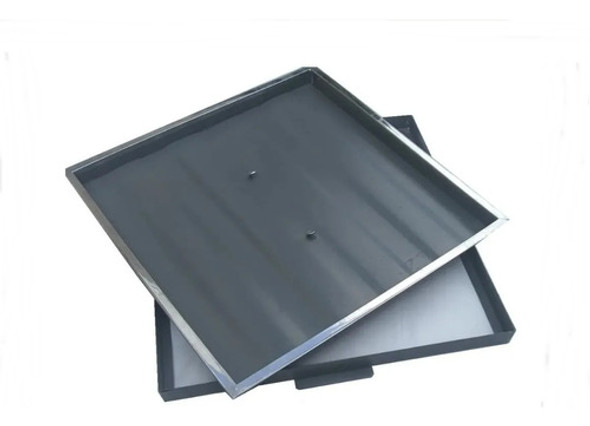 Tapa Cámara Séptica De Chapa Reforzada 20*20 X 4 Unidades 0