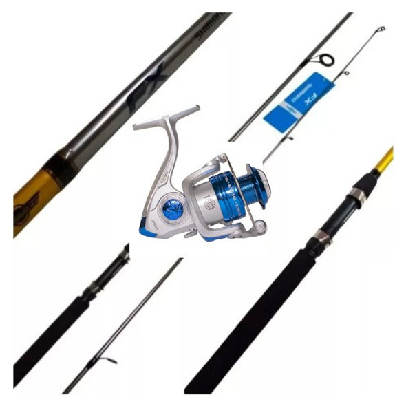 Combo Caña Shimano Fx 1.98 M 8-17 Lbs + Reel Spinit Lb 301 0 Combo Caña Shimano Fx 1.98 M 8-17 Lbs + Reel Spinit Lb 301 0