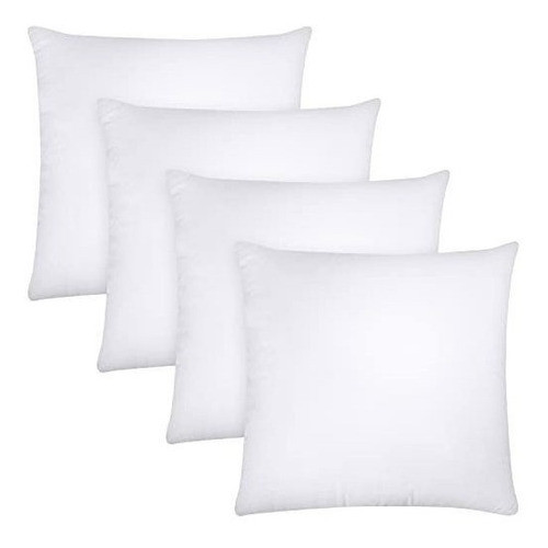 Almohadas Para Cama Y Sofa De 30 X 30 Cm Blancos 1