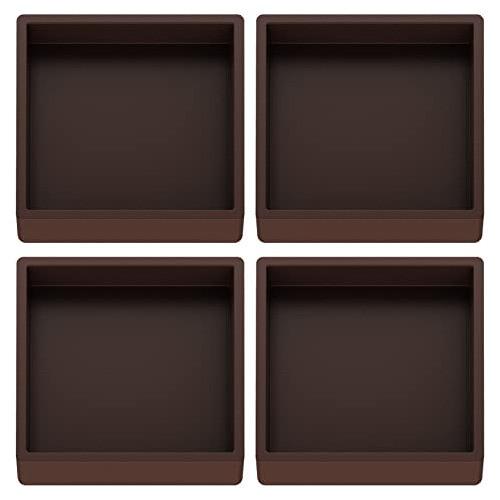 Protectores De Goma Para Patas De Mueble 6.3cm / Marron 4u 0