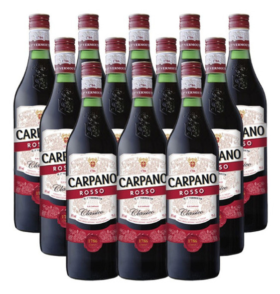 Vermouth Carpano Rosso 950 Ml X12 0