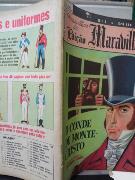 Gibi Edição Maravilhosa Nº 3 O Conde De Monte Cristo 1967 1