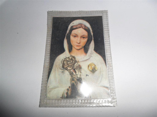 Milagrosa Imagen De Maria Rosa Mistica Oracion Relicario 0