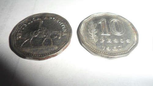 Moneda Argentina 10 Pesos 1967 ( El Resero) 1