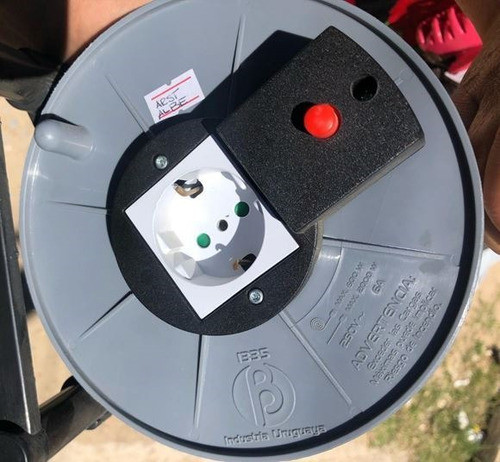 Alargue Carretel 15mt C/shucko 6amp 2000w 0