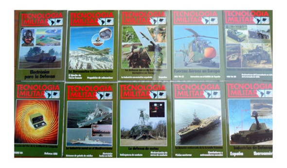 Tecnología Militar 1986 Lote X 10 Revistas 0