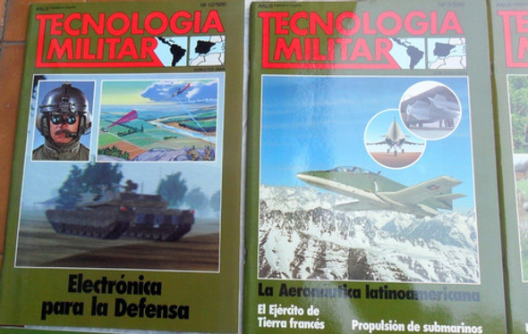 Tecnología Militar 1986 Lote X 10 Revistas 1