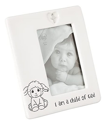 Precious Moments Niño De Dios 4 X 6 Abalorio De Bautismo De 0