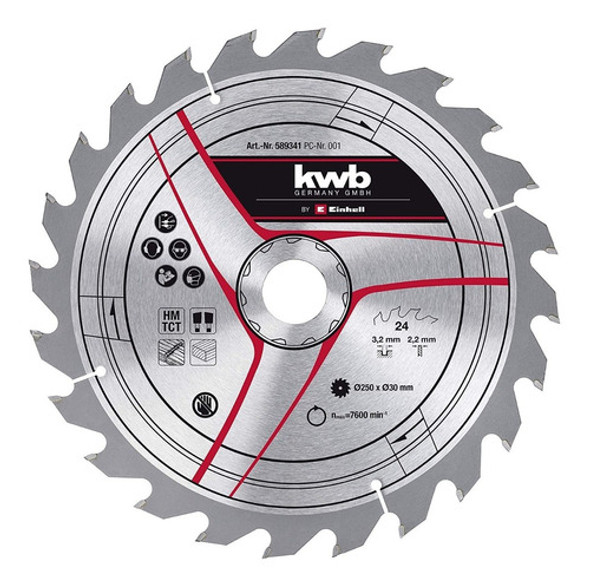 Hojas De Sierra 250 Milimetros Einhell 48 Dientes 0 Hojas De Sierra 250 Milimetros Einhell 48 Dientes 0