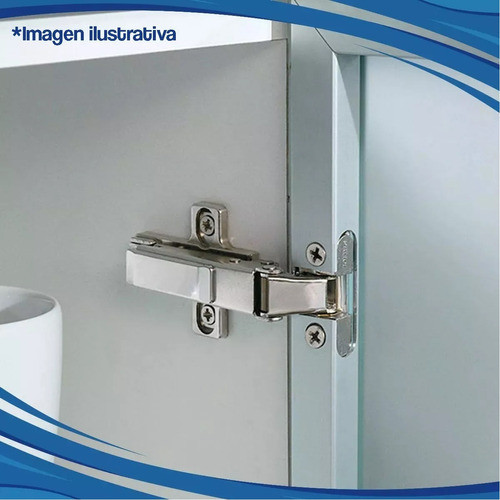 Bisagra Puerta De Aluminio Codo 0 Mueble Cocina X 20 Uni 1
