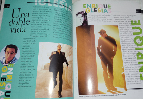Enrique Iglesias Libro + Poster - Unico - Imperdible! 1