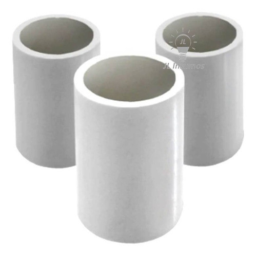 Pack 30 Cupla Union Plastica Para Caño Rigido Pvc 7/8 22mm 0