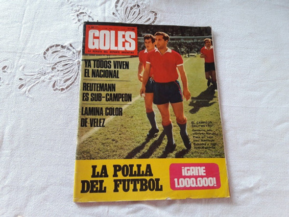 Goles Nº 1188 12/10/1971 Independiente - Lamina Velez 0
