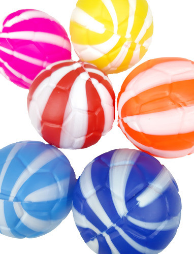 6 Pelotas Plásticas 0