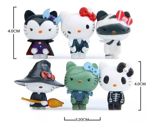 Hello Kitty Muñeca Mini Figuras Figuras Colección Decoración 1
