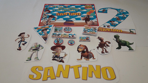 Jessy Toy Story Kit Cumple Candybar Impreso Y Cortado 0