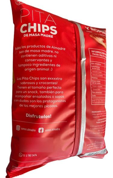 Pack X 6 Pita Chips Masa Madre De Tomate Y Romero X 170 1