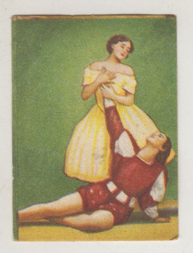 Ballet Ruso 1948 Tarjeta Karsavina & Nijinsky Unica Uruguay 0
