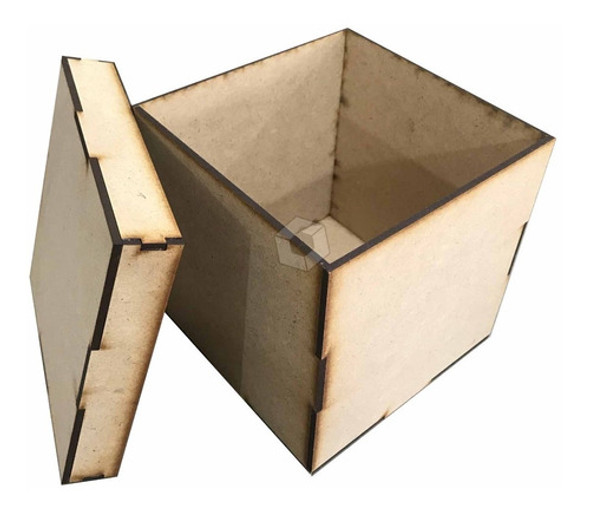 Caja Cubo 15cm, Fibrofacil, Pack X10unidades 0