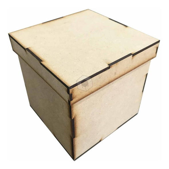 Caja Cubo 15cm, Fibrofacil, Pack X10unidades 1