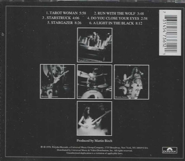 Cd - Rainbow - Rising - Remasters Importado Lacrado 1
