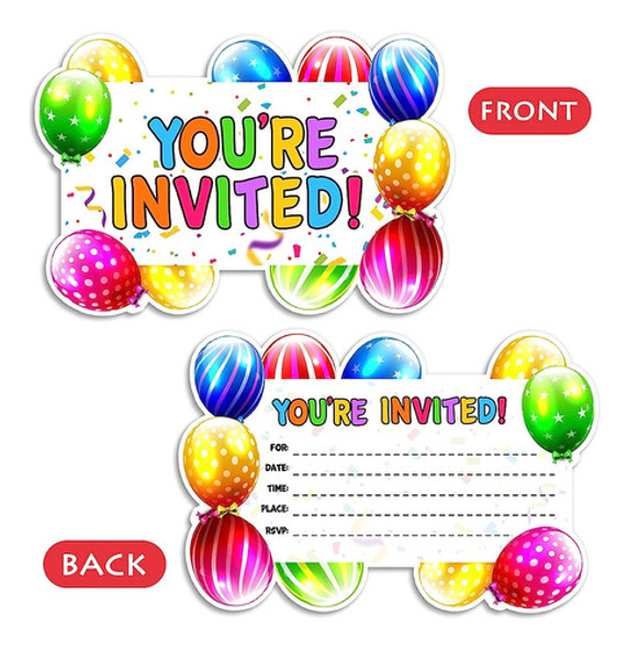 Invitaciones A Fiestas De Cumpleaños Para Niños, Niñas, Niño 1