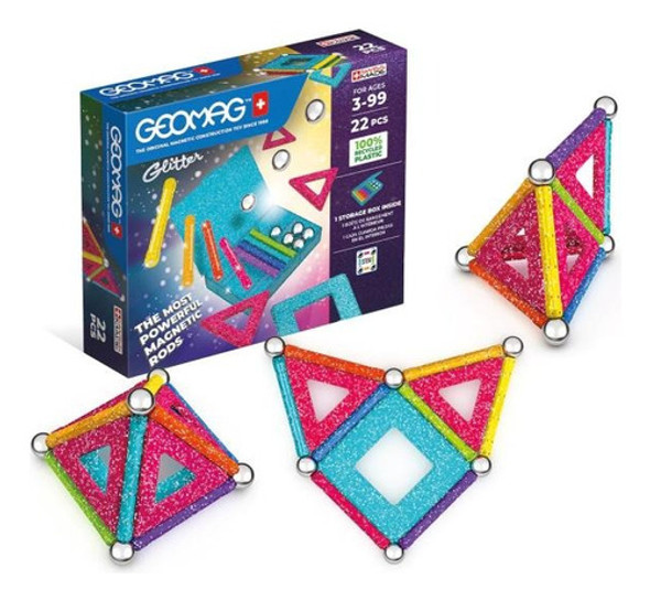 Juego Didactico Magnetico Geomag Classic Glow 22 0