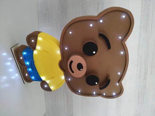 Lampara 50cm Bam Oso Plim Pli M Con Led Polyfan Con Led 1