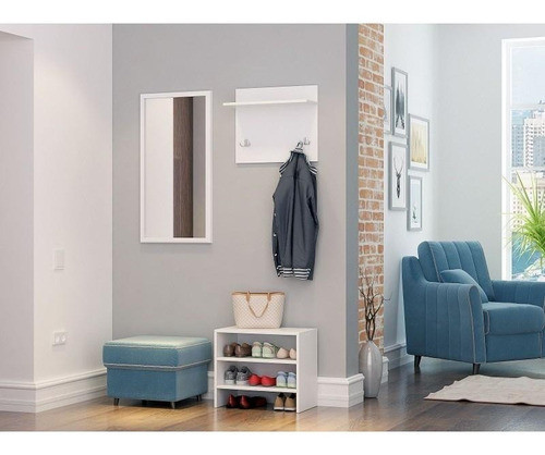 Recibidor Placard Perchero Zapatero Mueble Fabrica Rec-013 1