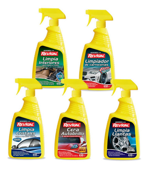 Set De 5 Atomizadores Revigal Cera Cristal Llanta Q Insectos 0