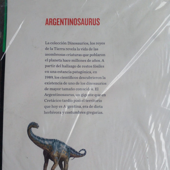Revista + Dinosaurios Asombrosos.  N 5 Argentinosaurus. 1